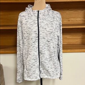 Danskin Now Off-White Fleece Jacket